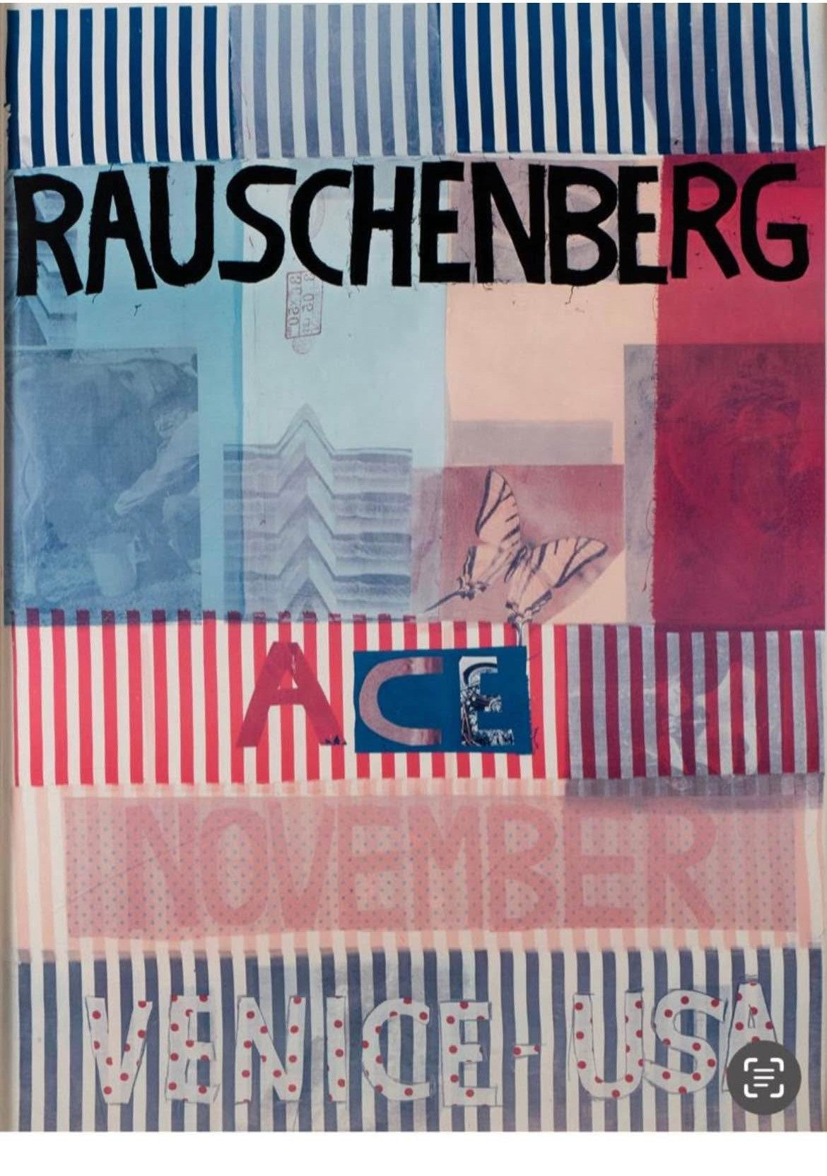 Robert Rauschenberg – Ace | Venice – USA (Framed, Gallery-Labeled)
