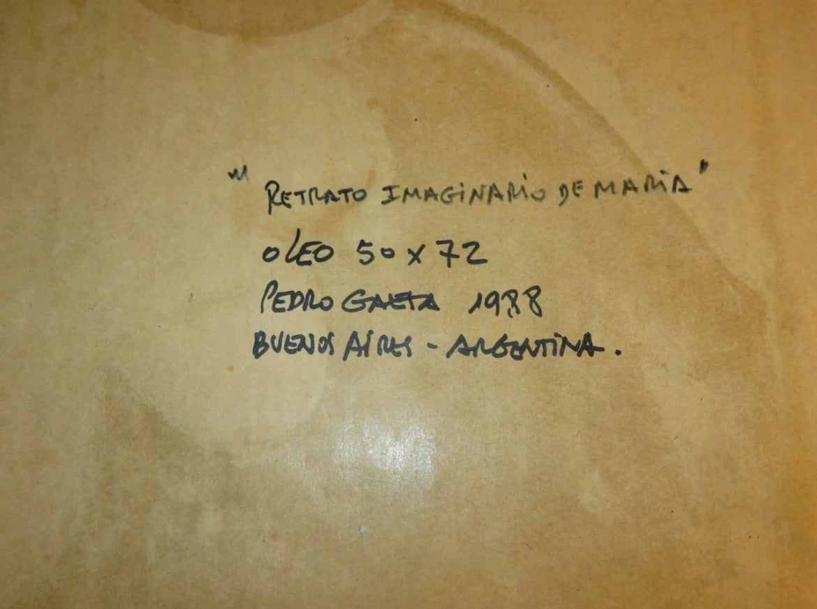 Vintage Mid-Century Cubist Expressionist Original Signed Portrait Painting — Listed Artist