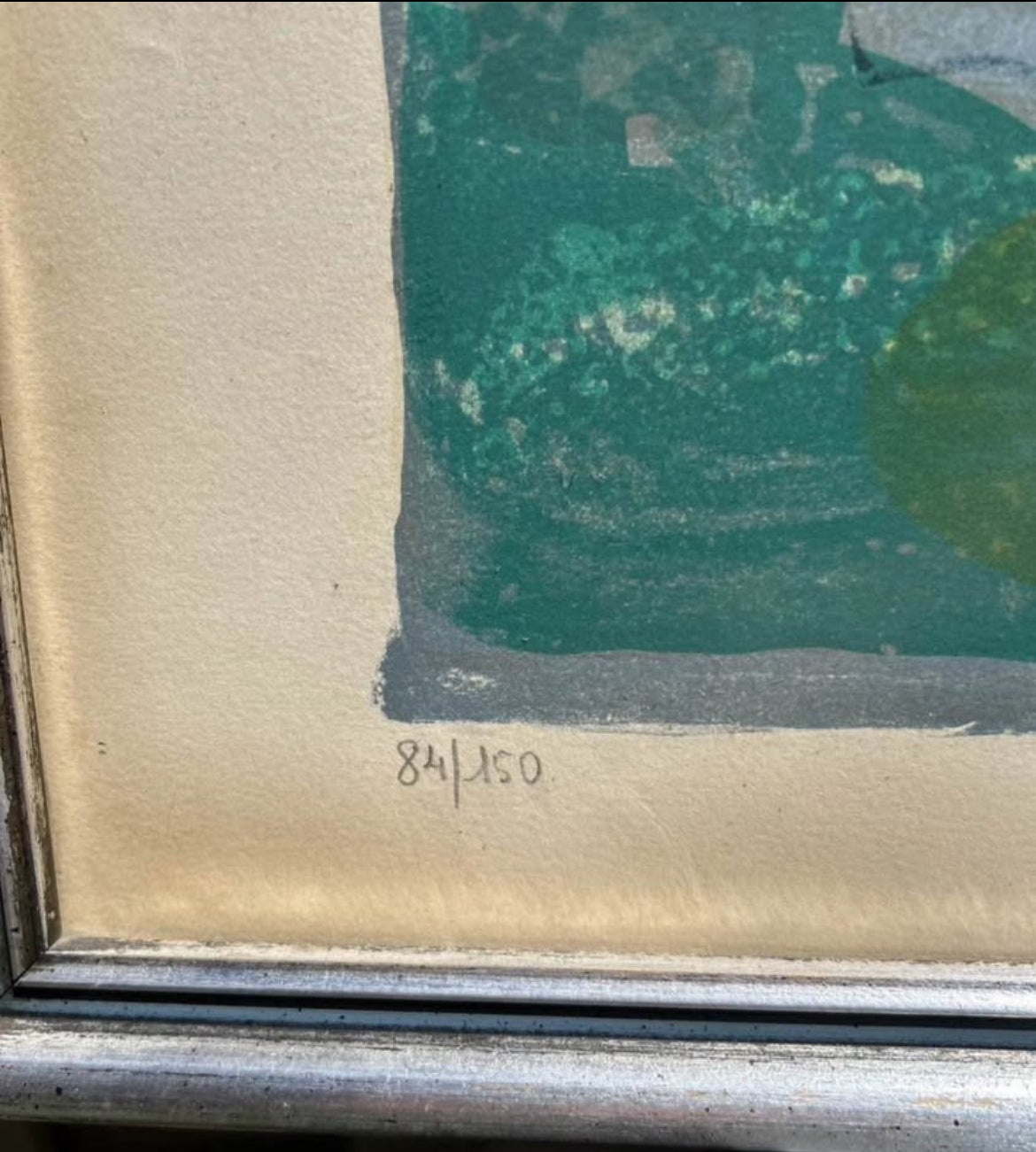 Vintage French Mid - Century Lithograph Paul Aizpiri "Port de Saint Tropez" Numbered, Signed + Framed