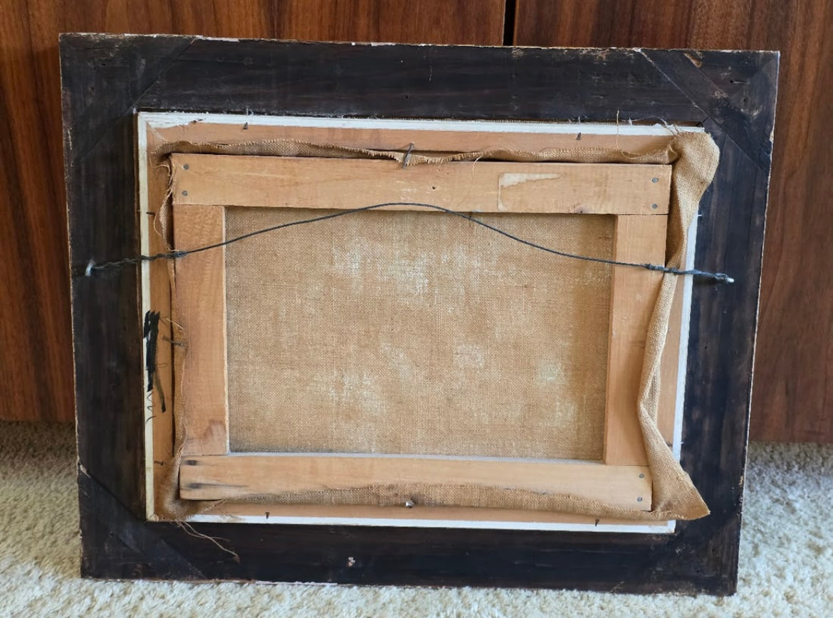 Georges Rene Sinicki French Abstract Expressionist Framed Painting