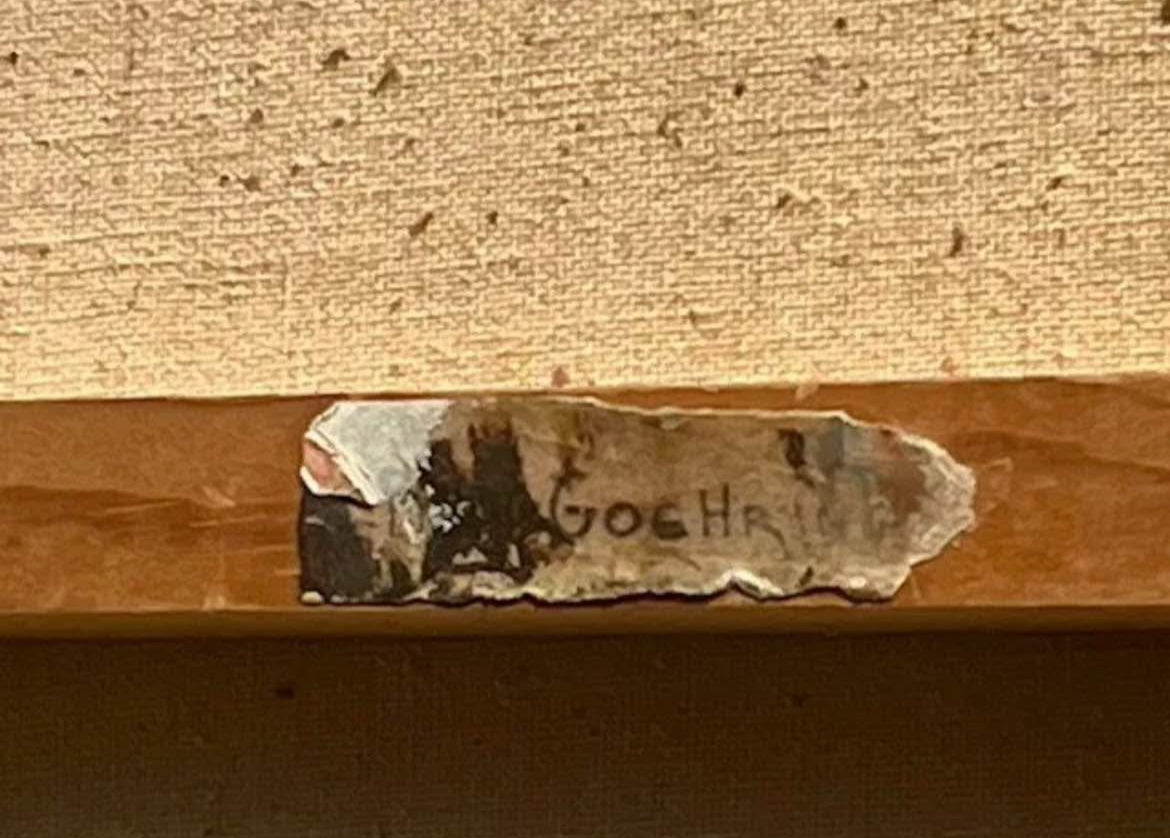 Vintage, Mid Century Cubist Extraordinary Oil Painting Framed (1940-1960) - UNREAL COLORWAY