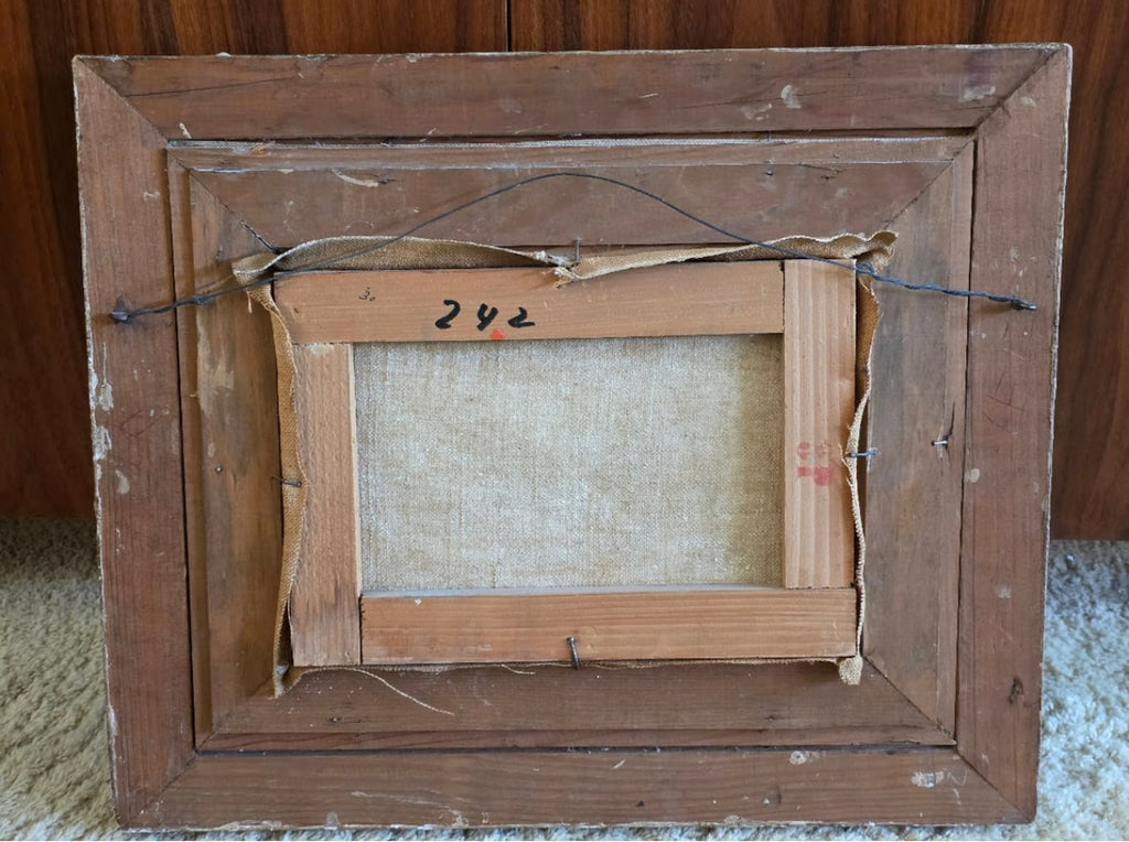 Georges Rene Sinicki French Abstract Expressionist Framed Painting