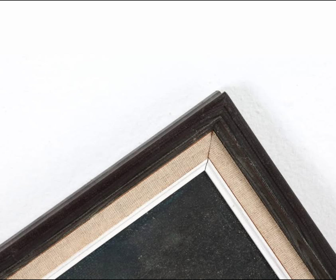 Vintage Mid-Century Danish Oil Painting